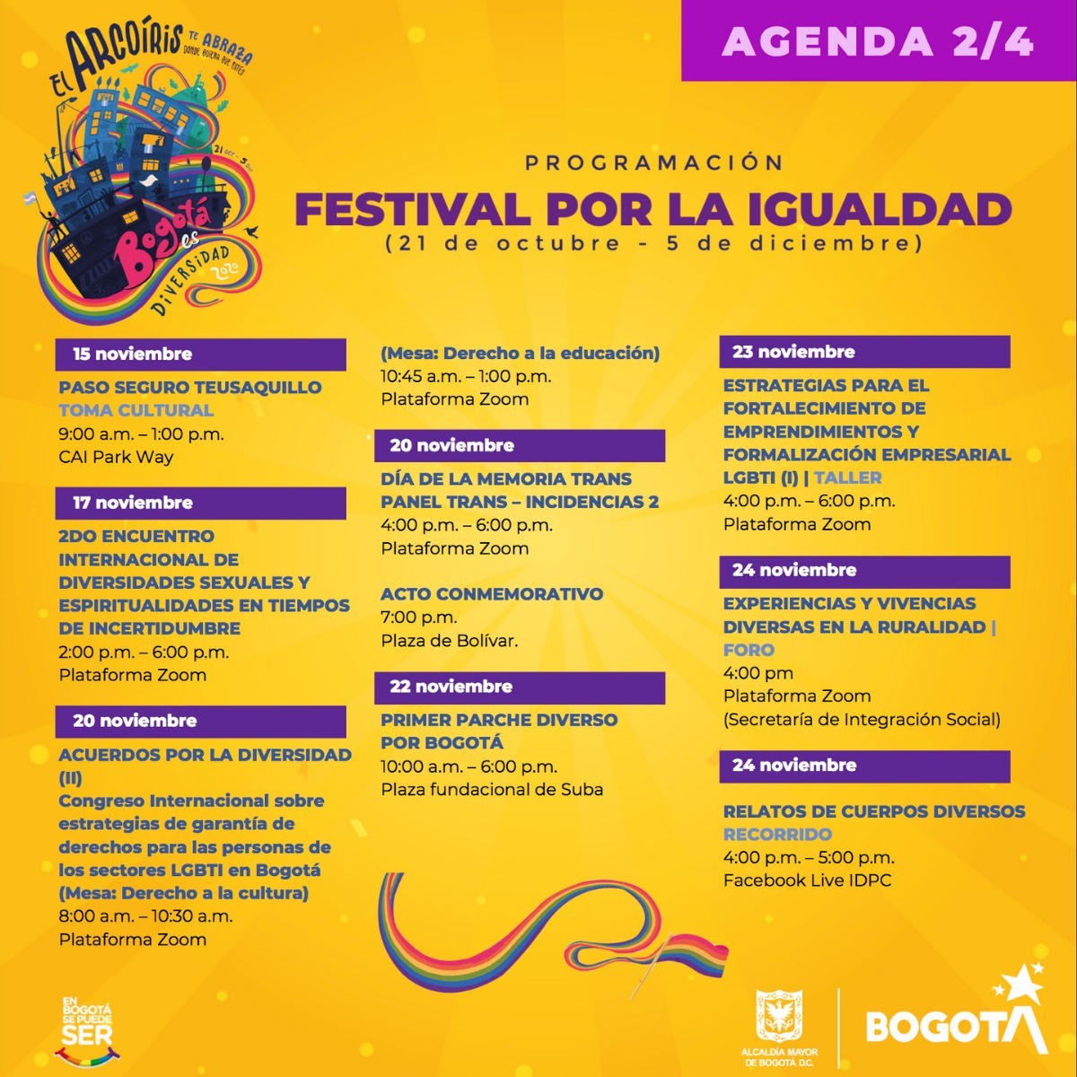  Festival Por La Igualdad 2020  [BOGOTA] 