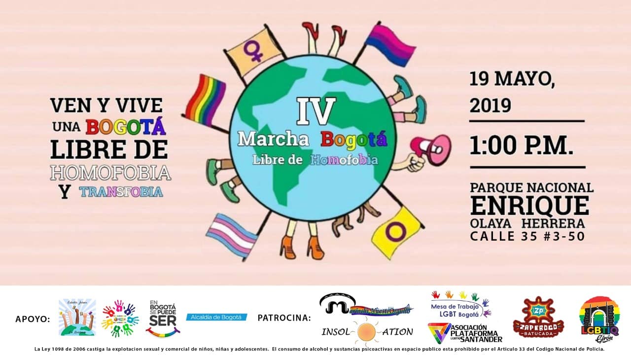  4 Marcha Bogot Libre De Homofobia Y Transfobia 2019 [BOGOTA] 