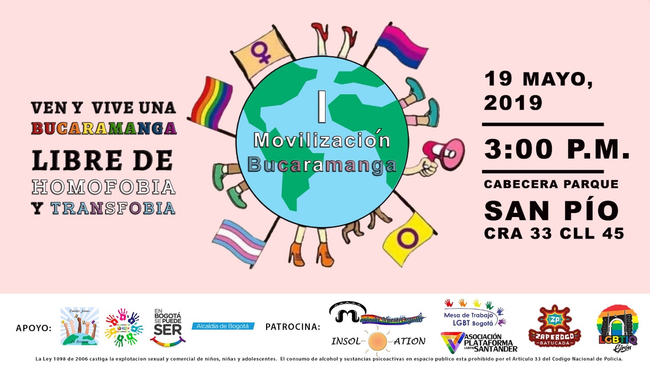  1 Marcha Bucaramanga Libre De Homofobia Y Transfobia 2019 [BUCARAMANGA] 