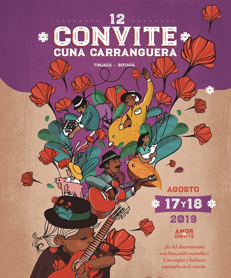  Convite Nacional De Musica Y Arte Campesino Cuna Carranguera 2019 [TINJACA] 