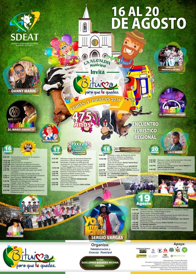  Ferias Y Fiestas De Bituima 2019 [BITUIMA] 