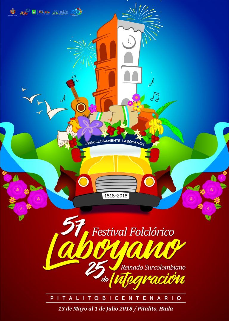  Festival Folclórico Laboyano Y Reinado Surcolombiano De Integracion 2016 [PITALITO] 