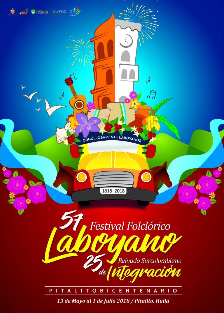  Festival Folclrico Laboyano Y Reinado Surcolombiano De Integracion 2016 [PITALITO] 