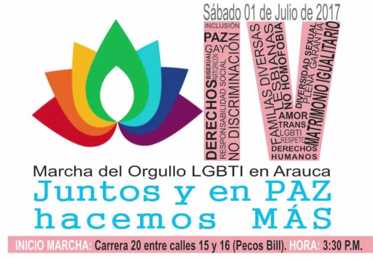  4 Marcha Del Orgullo LGBTI en Arauca [ARAUCA] 