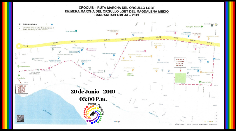  1 Marcha Del Orgullo LGBT Del Magdalena Medio / Marcha Del Orgullo LGBTI Barrancabermeja 2019 [BARRANCABERMEJA] 