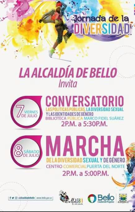  Marcha De La Diversidad Sexual Y De Genero  Bello 2017 [BELLO] 