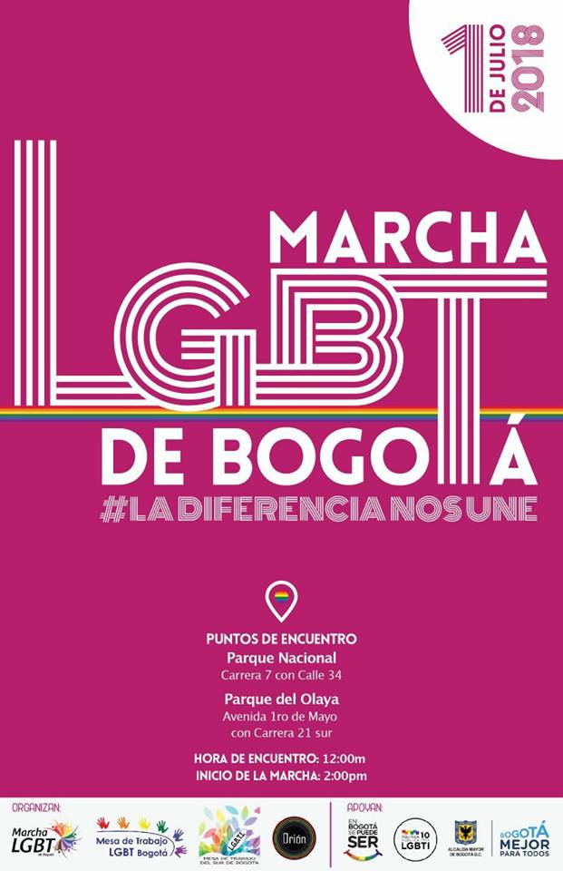  22 Marcha LGBT de Bogot D.C. 