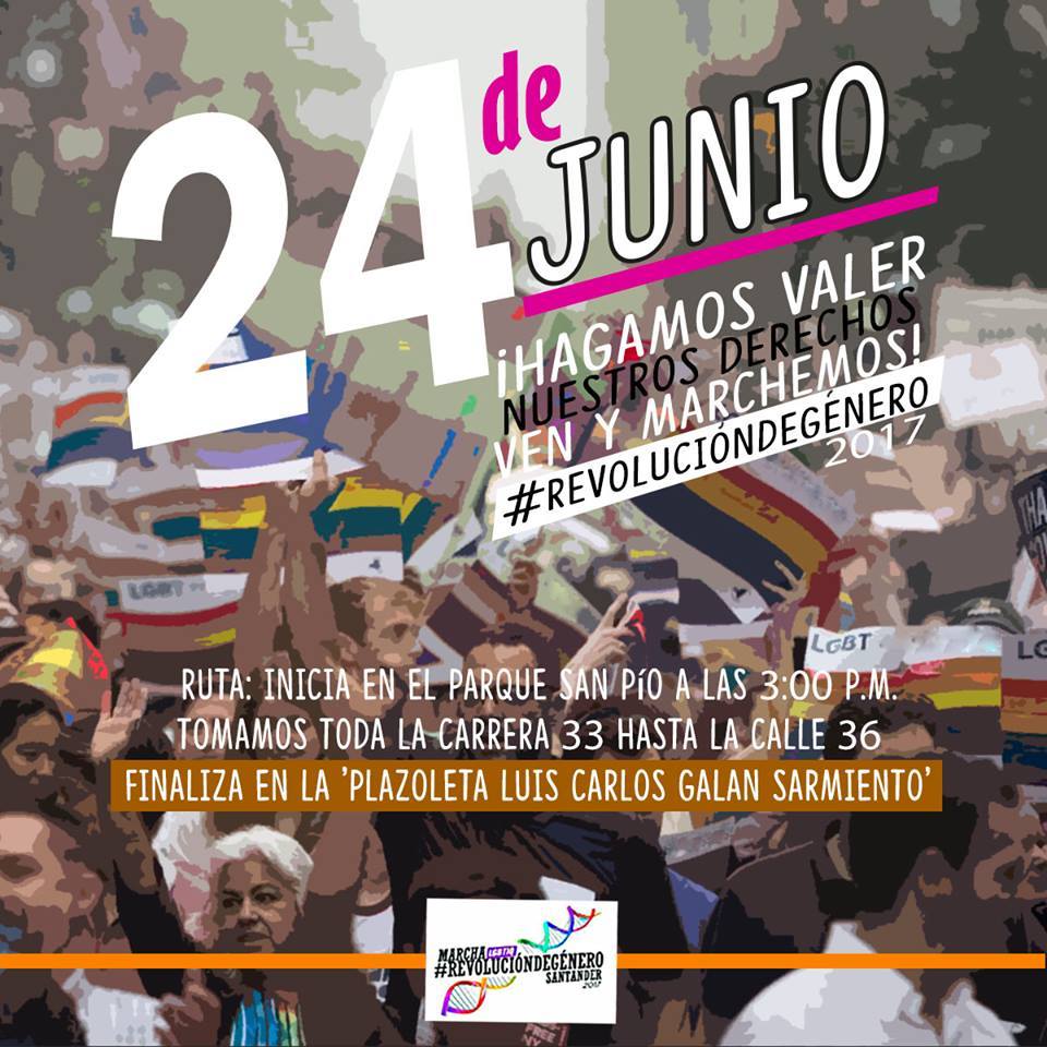  Revolucin De Gnero - Marcha LGBTI Bucaramanga 2017 [BUCARAMANGA] 