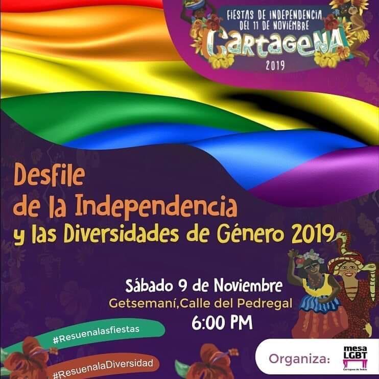  11 Marcha De La Independencia Y Las Diversidades De Genero 2019 [CARTAGENA] 