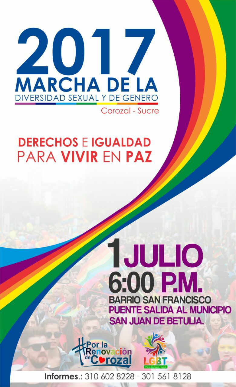  1 Marcha De La Diversidad Sexual Y De Genero - Corozal 2017 [COROZAL] 