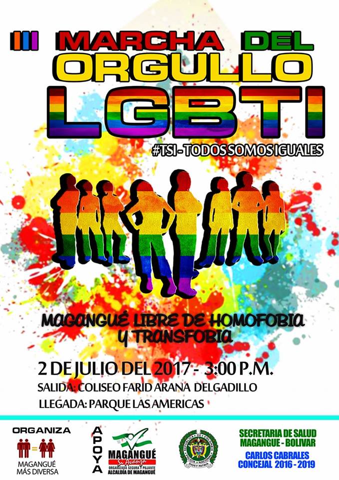  3 Marcha Del Orgullo LGBTI  Magangu 2017 [MAGANGUE] 