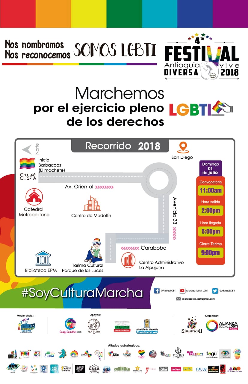  Marcha Por Una Ciudadania LGBTI, Plena Y Con Voz - Medellin 2018 [MEDELLIN] 