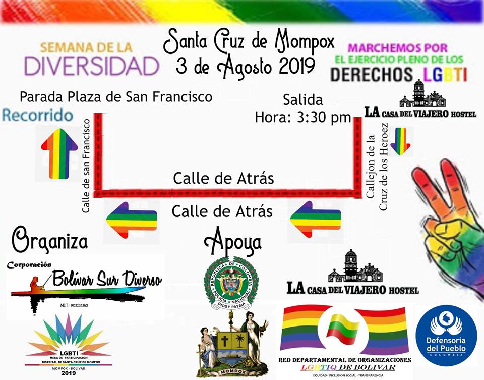  5 Marcha LGBTI - Santa Cruz de Mompox 2019 [MOMPOX] 