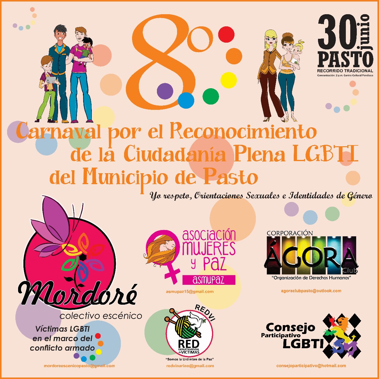  8 Carnaval Por El Reconocimiento De La Ciudadania Plena LGBTI Del Municipio De Pasto 2017 [PASTO] 