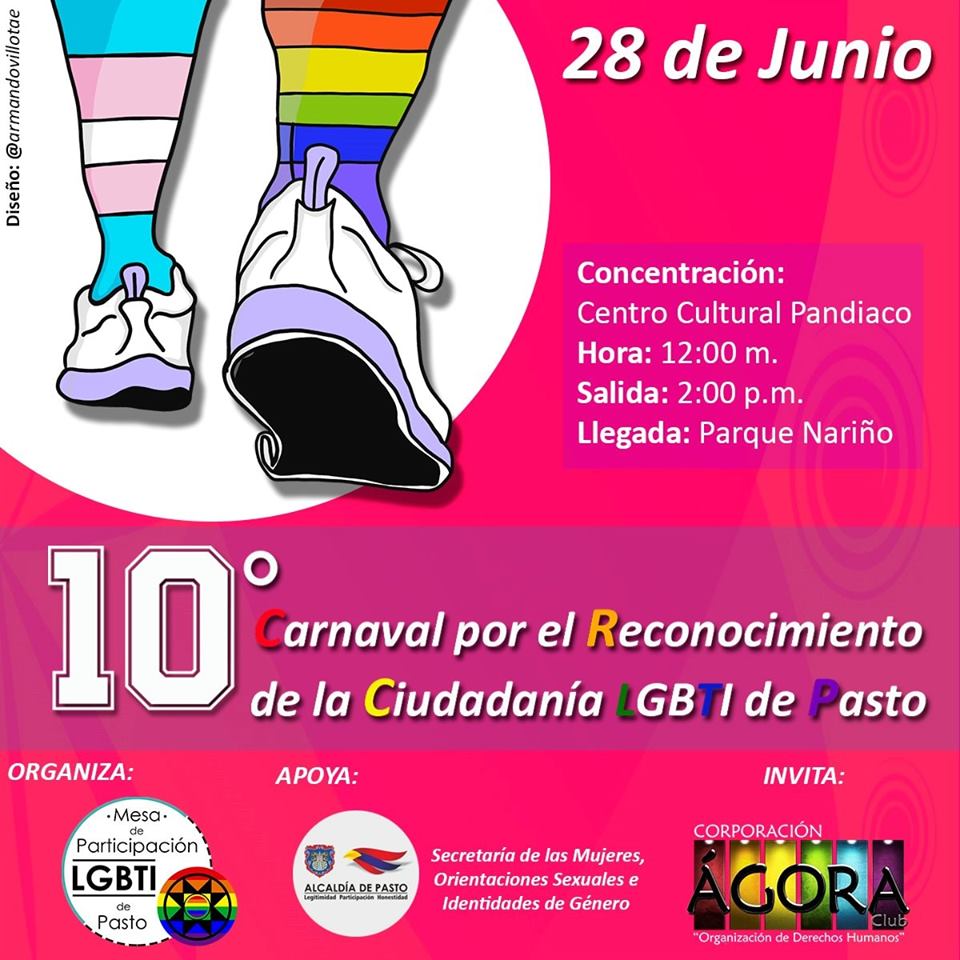  10 Carnaval Por El Reconocimiento De La Ciudadania Plena LGBTI Del Municipio De Pasto 2019 [PASTO] 