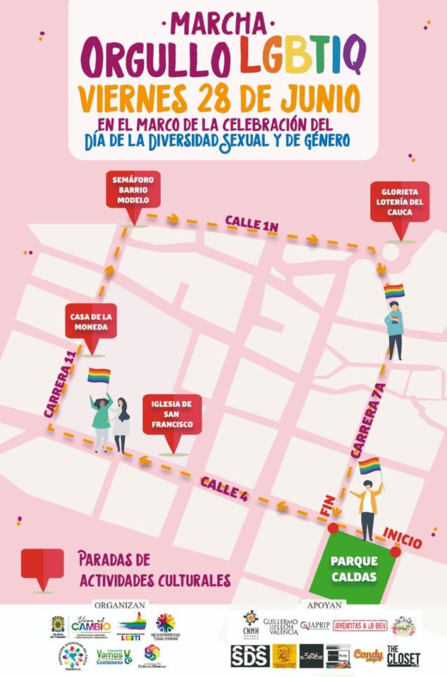  4 Marcha De La Diversidad Sexual Orgullo LGBTI - Popayan 2019 [POPAYAN] 