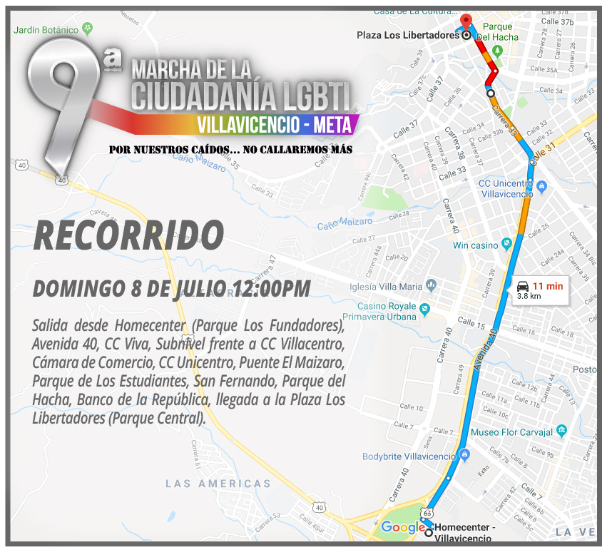  9 Marcha de la Ciudadana LGBTI Villavicencio 2018 [VILLAVICENCIO] 