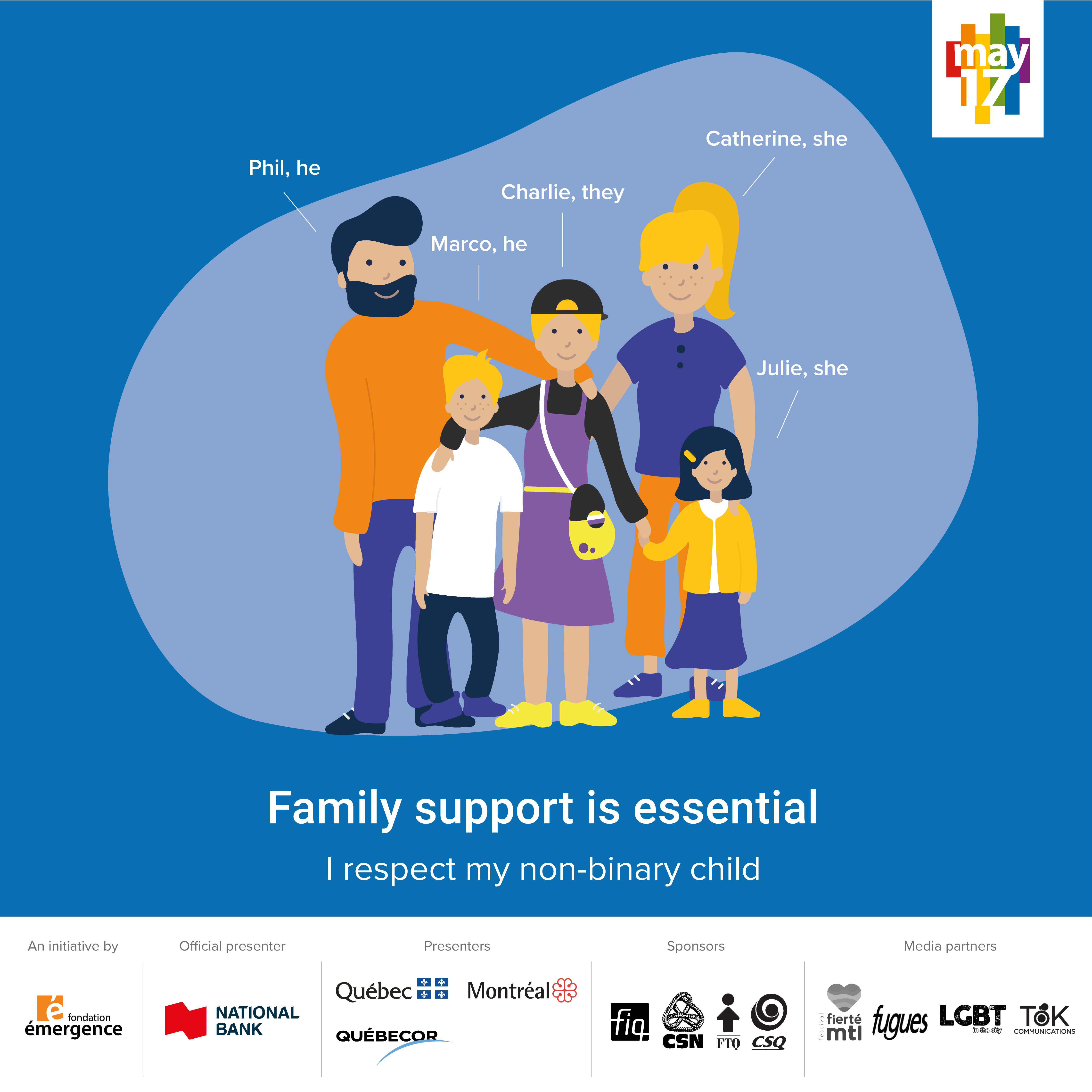  17 de Mayo - Da Internacional contra la Homofobia, Transfobia y Bifobia / May 17 - International Day Against Homophobia, Transphobia and Biphobia 