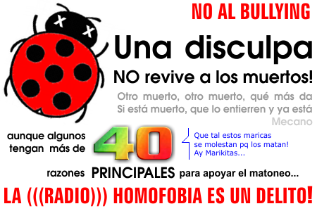  NO al Matoneo!!! / Stop Bullying!!! 