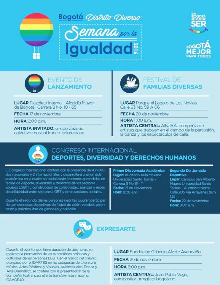  6 Semana Por La Igualdad 2016 [BOGOTA] 