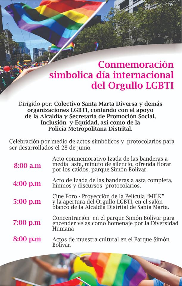  Conmemoracion Del Orgullo LGBTI Santa Marta D.T.C.H. [SANTA MARTA] 