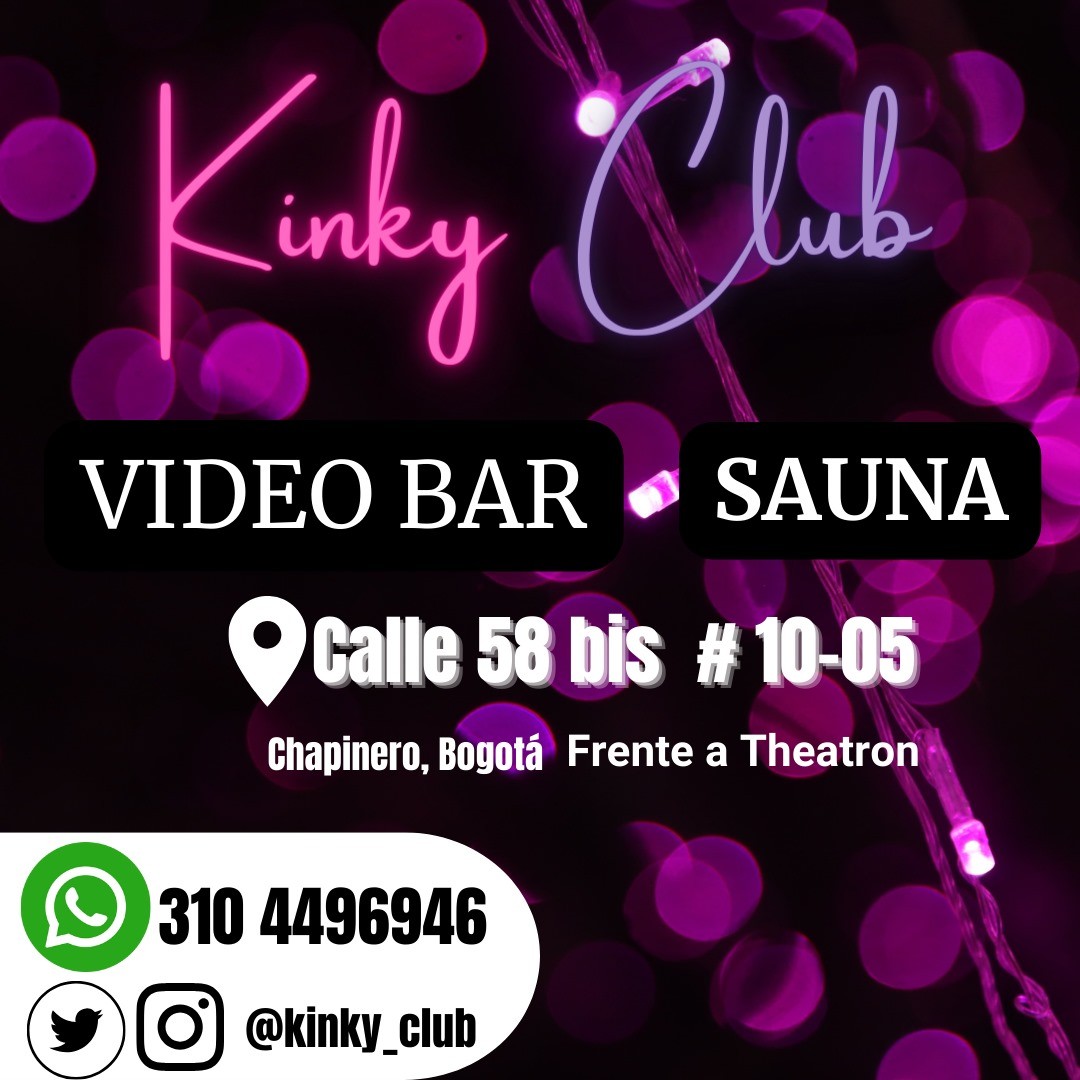 KINKY CLUB · VIDEO BAR & SAUNA en BOGOTÁ