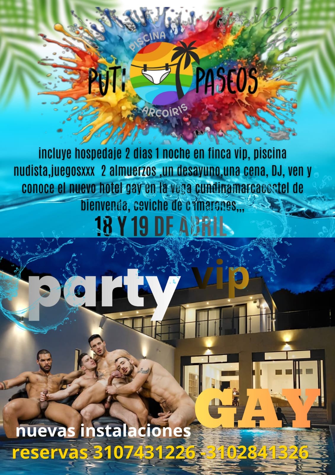 PUTIPASEOS · PISCINA ARCOIRIS en LA VEGA