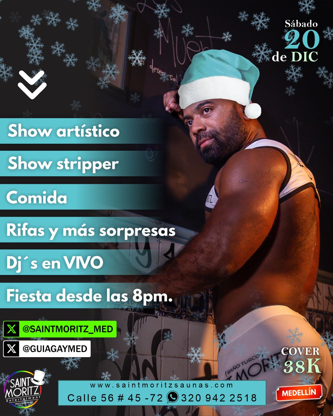 SAINT MORITZ · BA�O TURCO en MEDELL�N