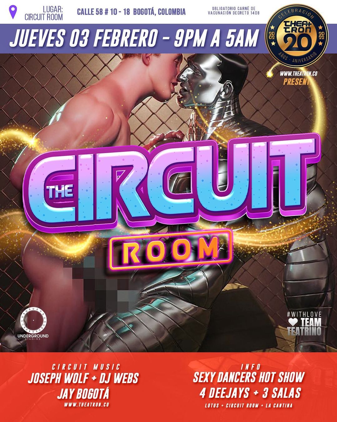 Theatron Circuit Room @ BOGOTÁ by FiestasGay.com