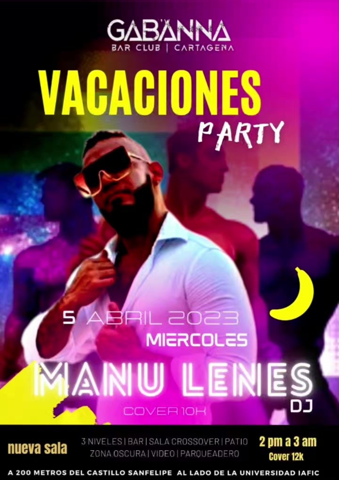 GABANNA · BAR CLUB CARTAGENA en CARTAGENA en FiestasGay.com