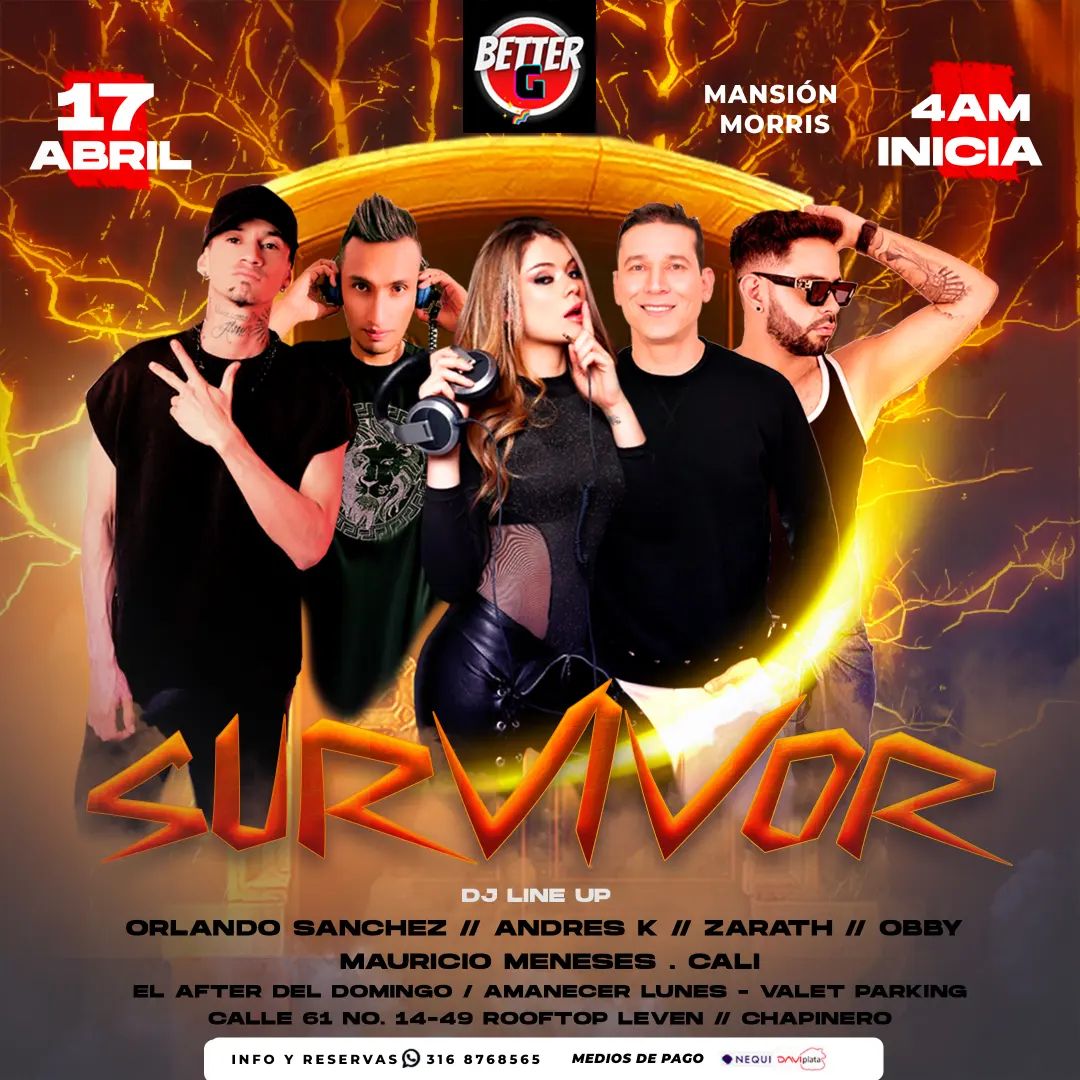 BETTER G en BOGOT en FiestasGay.com