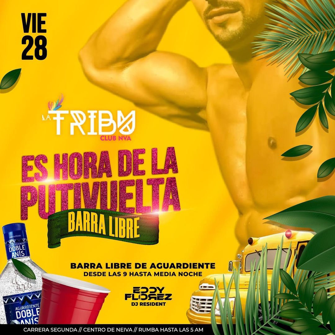 LA TRIBU · CLUB NVA en NEIVA en FiestasGay.com