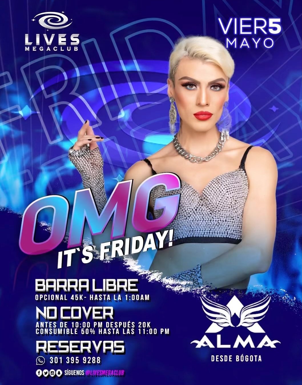 LIVES MEGACLUB en BARRANQUILLA en FiestasGay.com