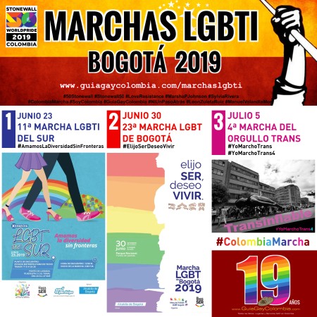  Colombia MARCHA!!! Todas las Marchas LGBTI en Bogota 2019 