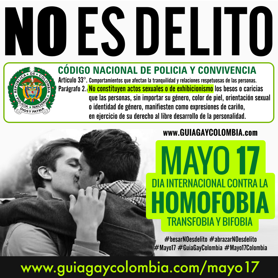 17 de Mayo - Día Internacional contra la Homofobia, Transfobia y Bifobia / May 17 - International Day Against Homophobia, Transphobia and Biphobia 