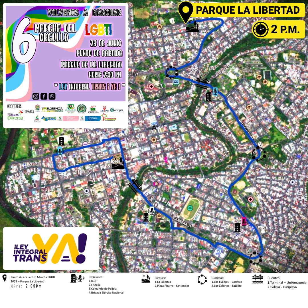 6� Marcha Del Orgullo LGBTI � Florencia 2023