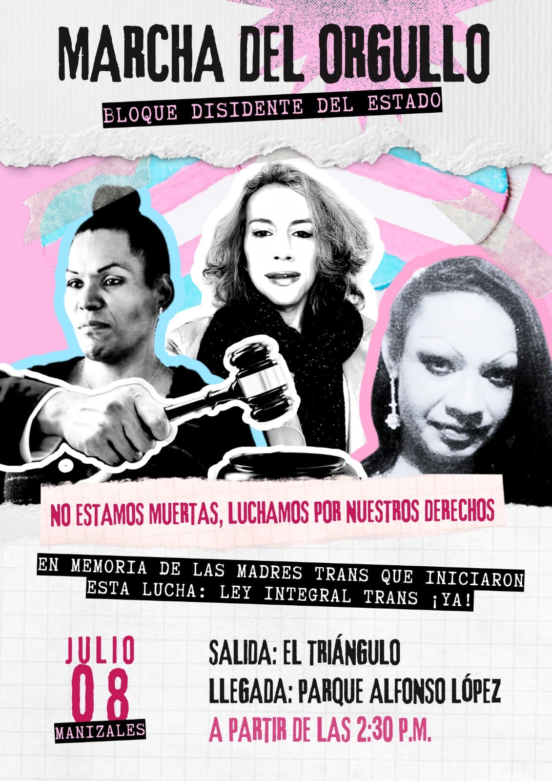 Marcha LGBTIQ+ 2023 Manizales Disidente