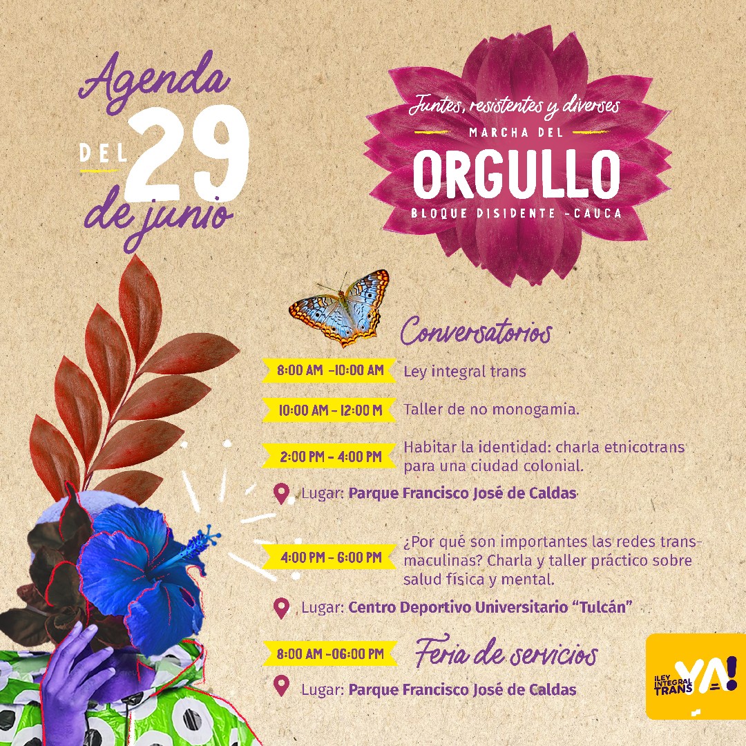 Marcha Del Orgullo Bloque Disidente Cauca 2023
