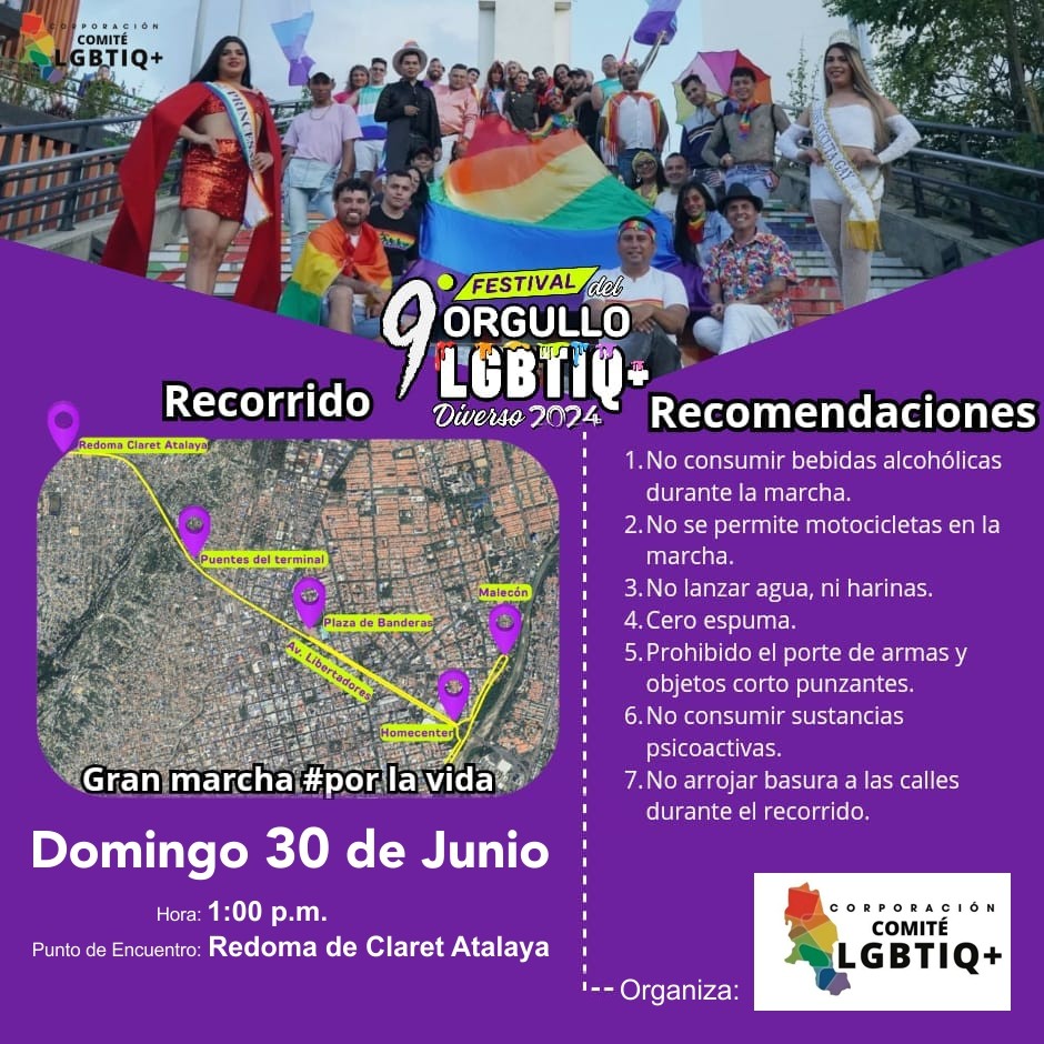 Marcha Del Orgullo Diverso C�cuta 2024
