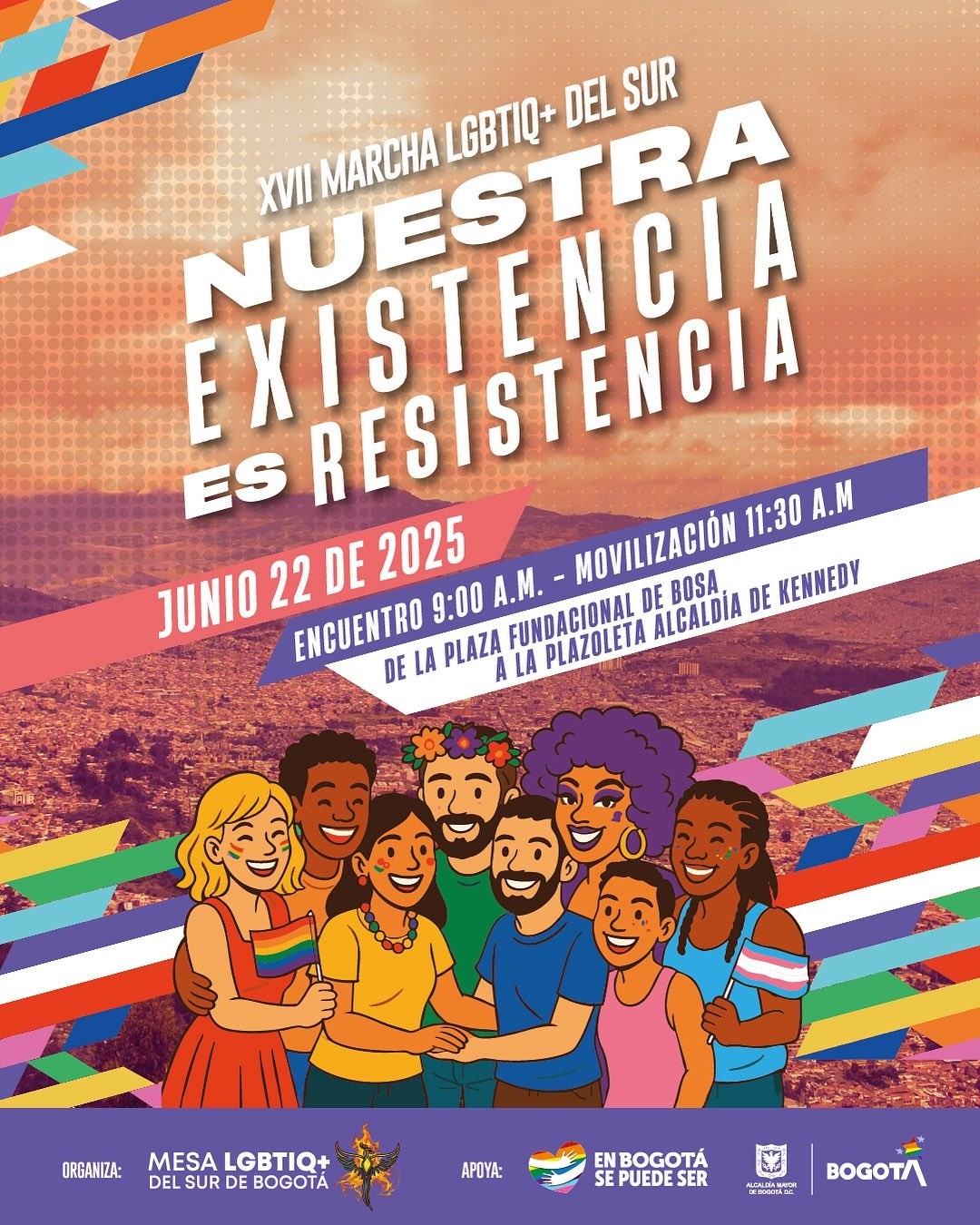 17� Marcha LGBTIQ+ Del Sur De Bogot�