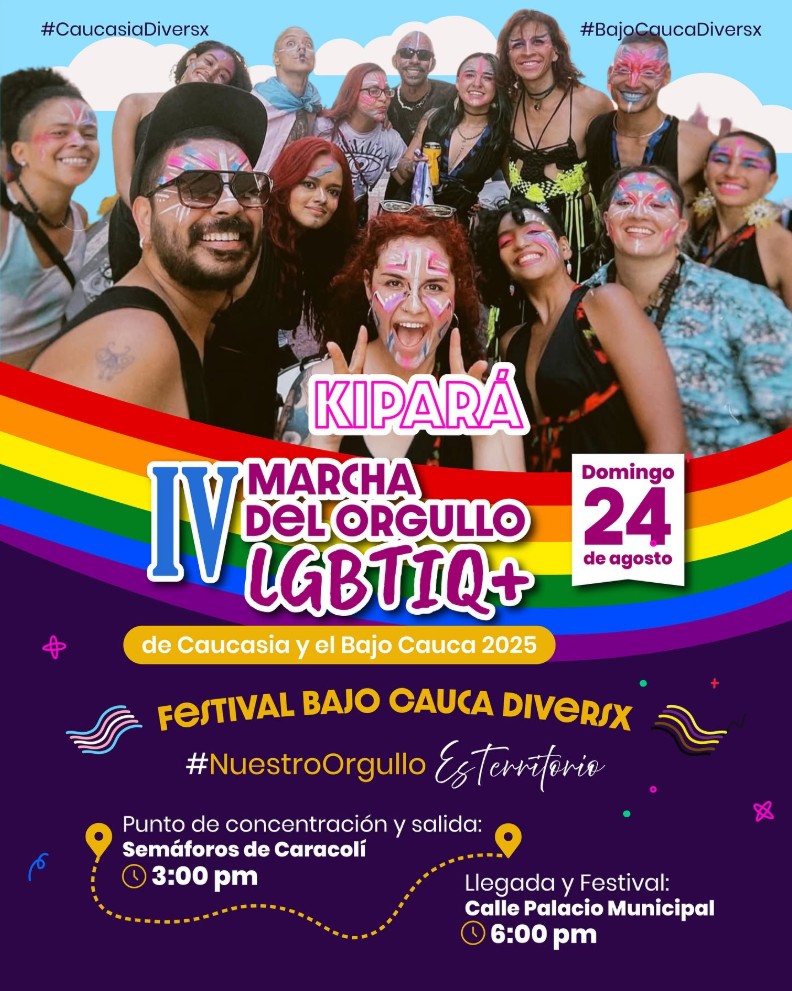 4ª Marcha Del Orgullo LGBTQ+ De Caucasia Y El Bajo Cauca 2025