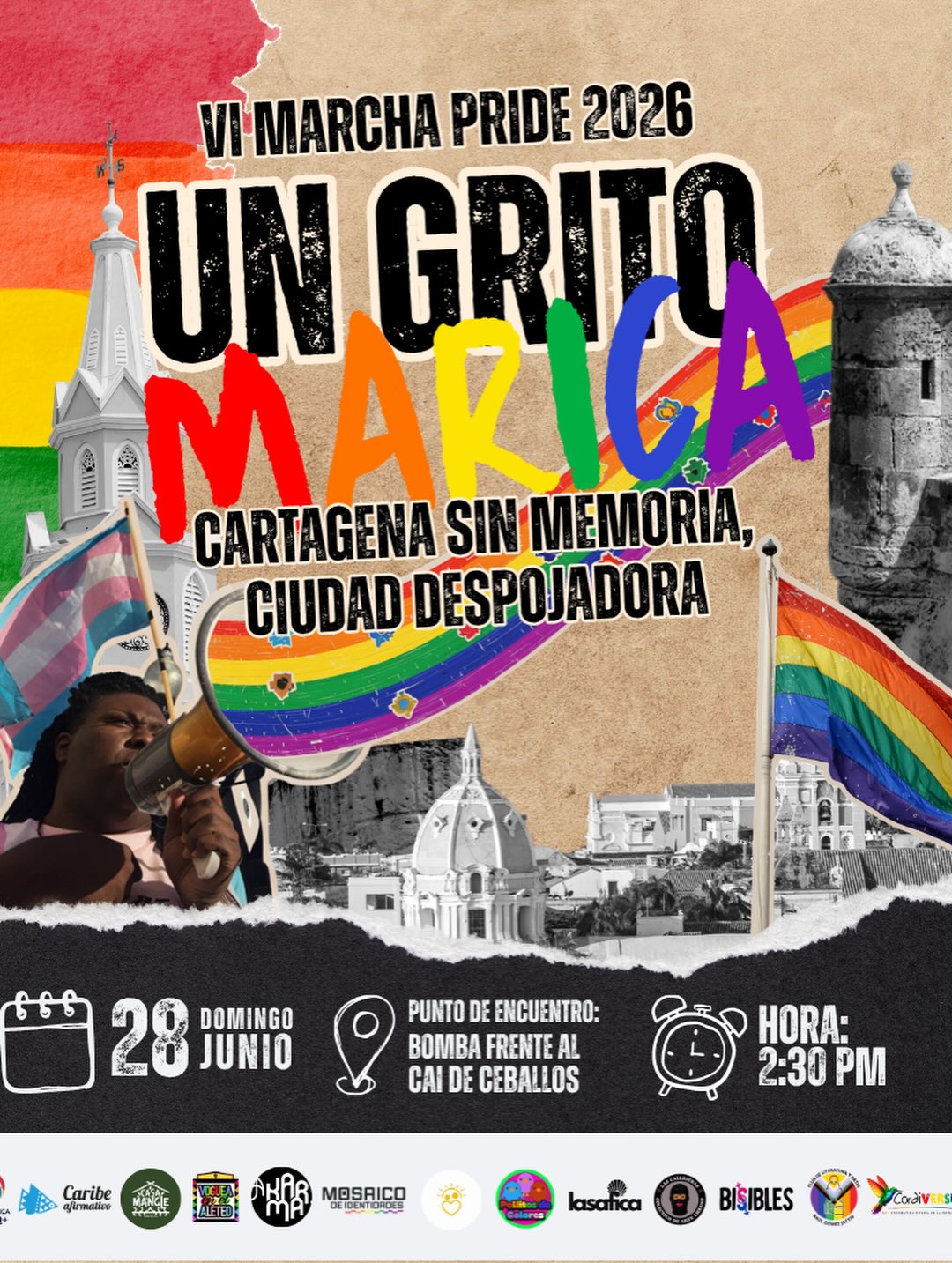 6� Marcha Del Orgullo LGBTIQ+ Cartagena 2026