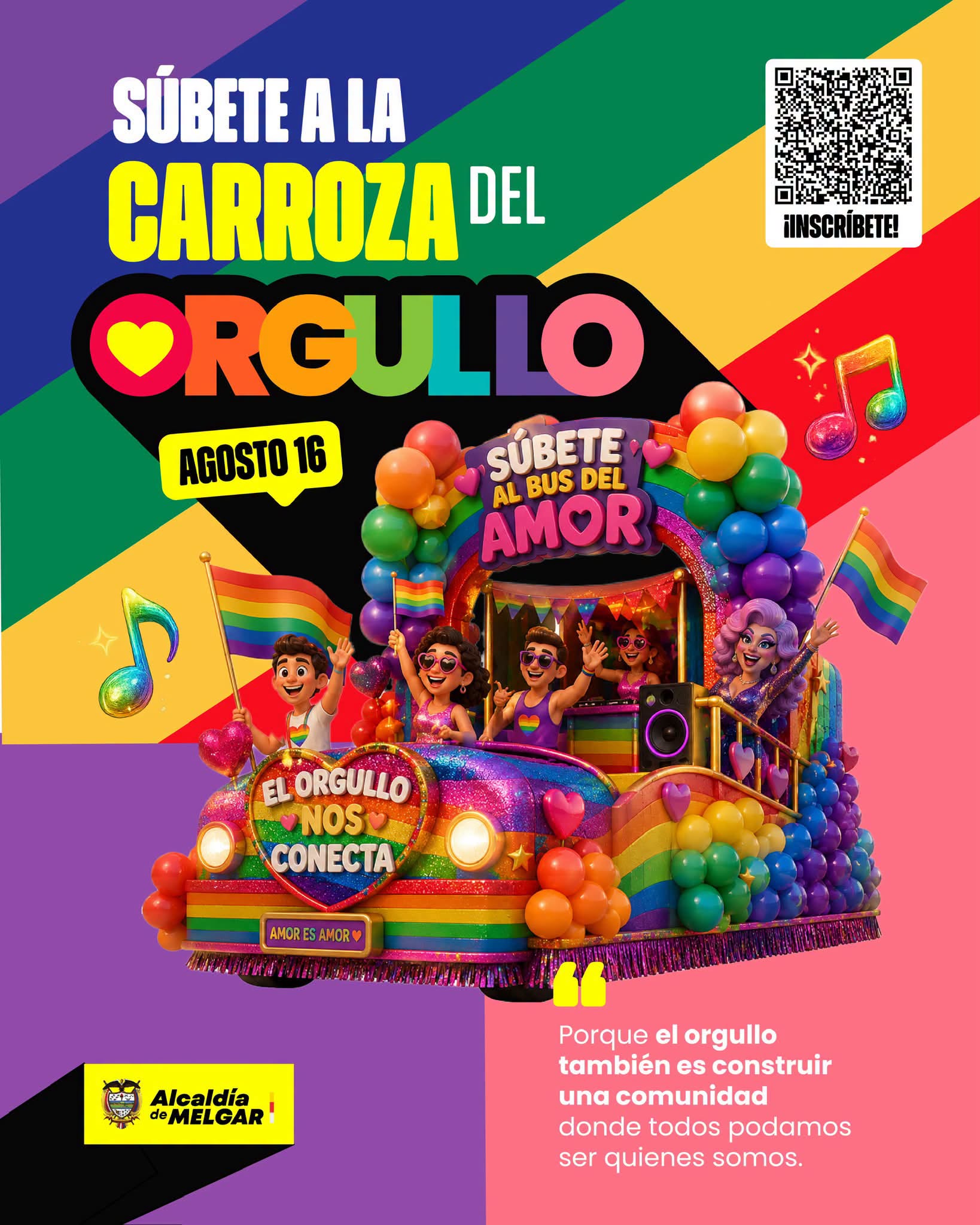 4� Desfile De La Comunidad LGBTIQ+ Melgar 2026