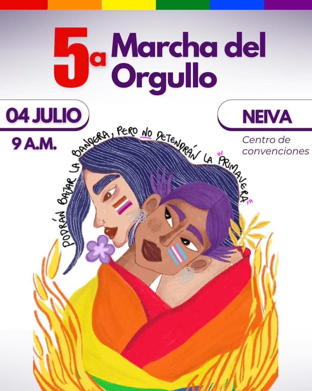 5� Marcha Del Orgullo LGBTIQ+ Neiva 2026