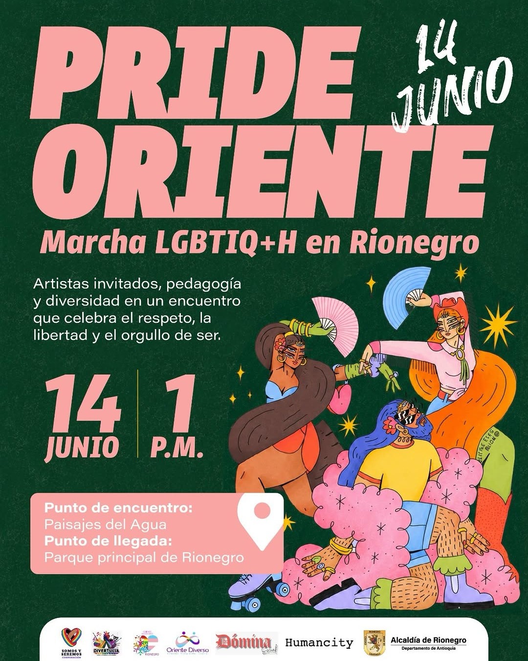 Marcha Pride Oriente 2026 Rionegro