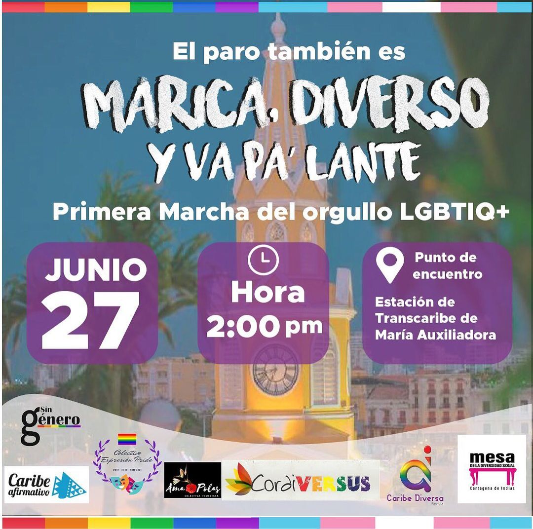  1� Marcha Del Orgullo LGBTIQ+ - Cartagena 2021 [CARTAGENA] 