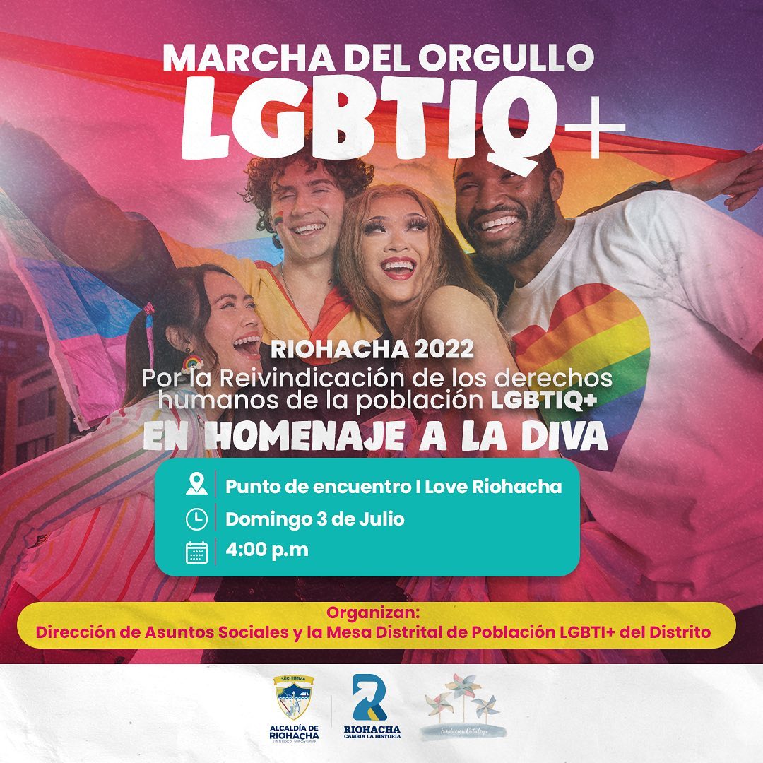  1� Marcha Del Orgullo LGBTIQ+ Riohacha 2022 [RIOHACHA] 