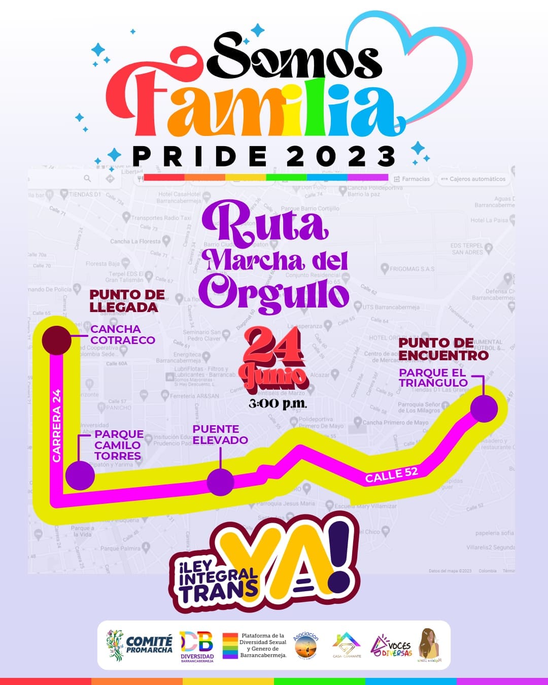 10ª Marcha Del Orgullo LGTBIQ+ Barrancabermeja 2023