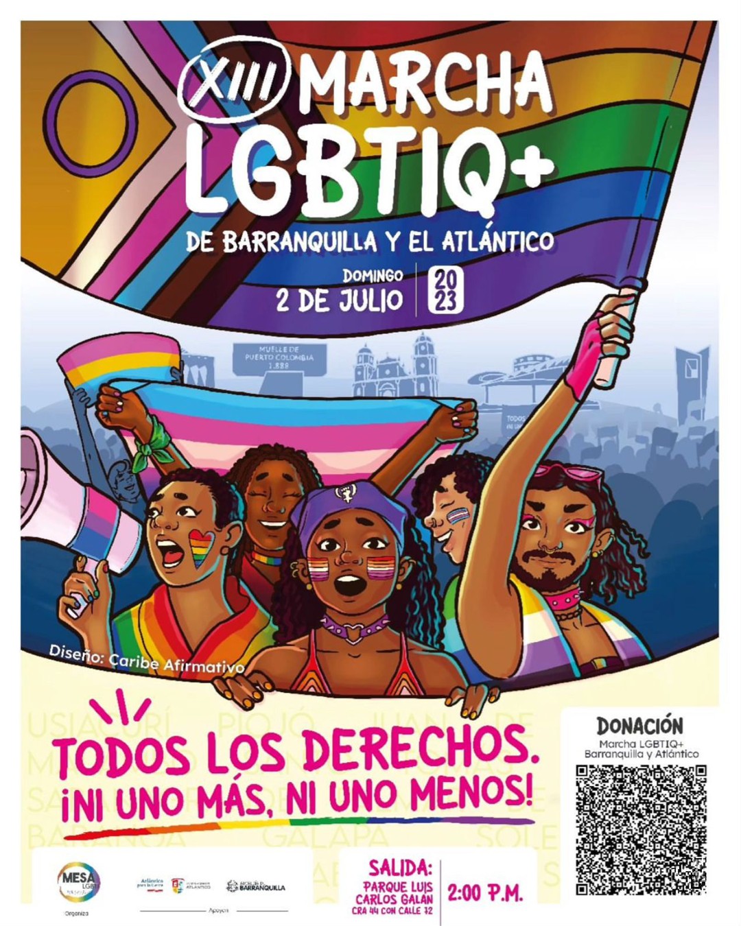  13ª Marcha LGBTQ+ De Barranquilla Y El Atlantico