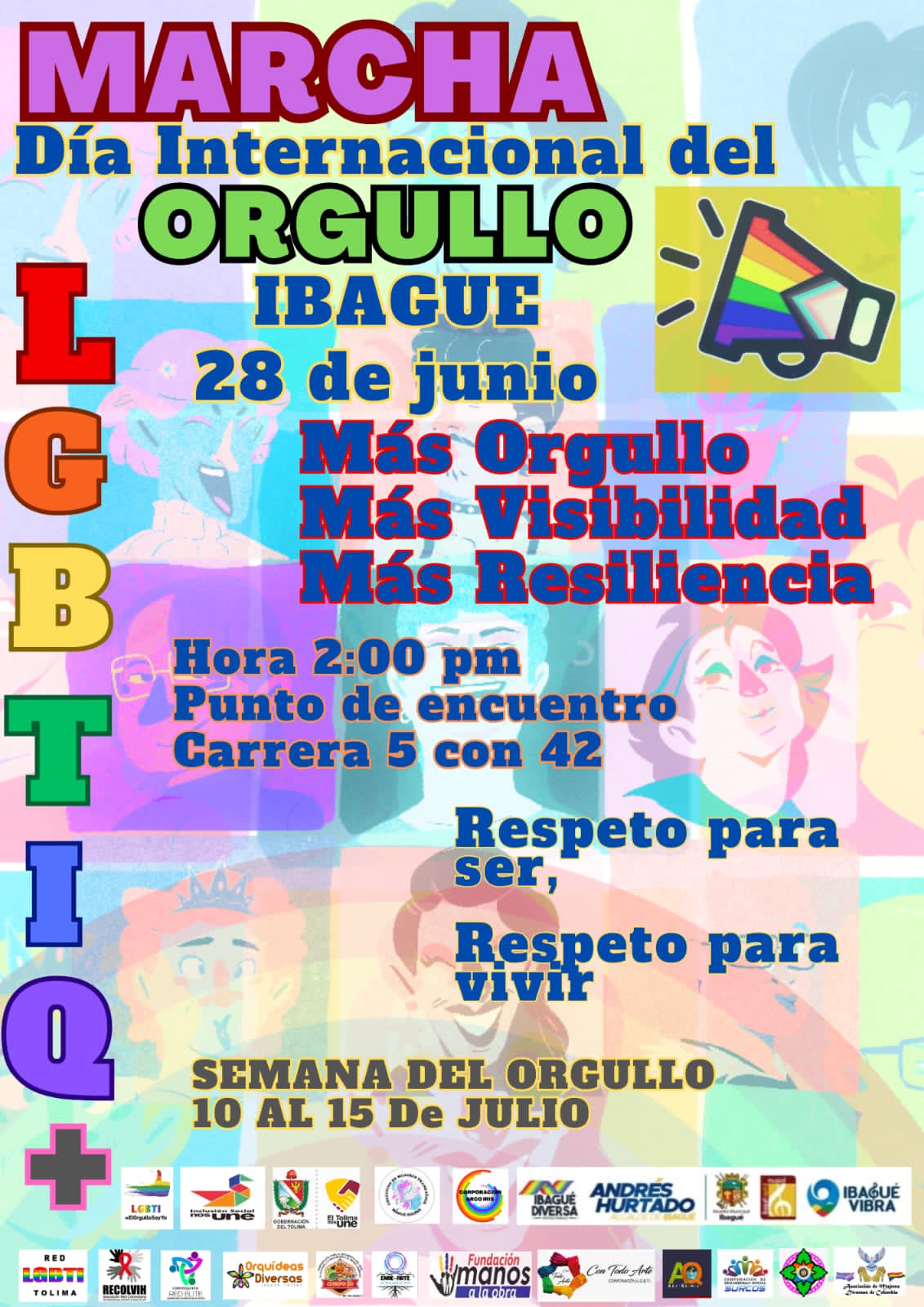 Marcha LGBTIQ+ Ibagué 2023